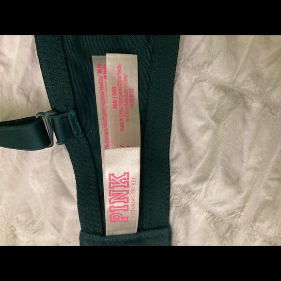 PINK brand bra that is green coloured - Picture 3 of 3